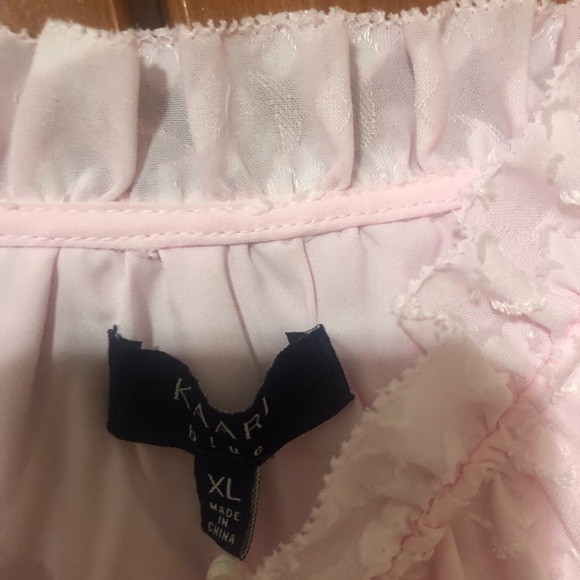 Kaari Blue Pink Dress In Light Flowing Fabric Size XL NWT - Picture 7 of 10